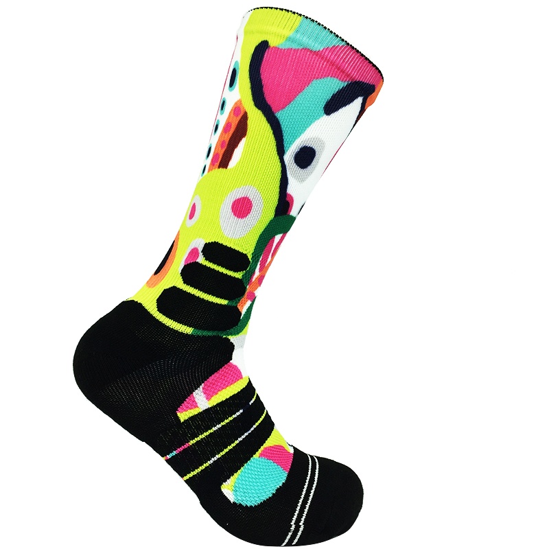 印花運動男式中襪NF18072