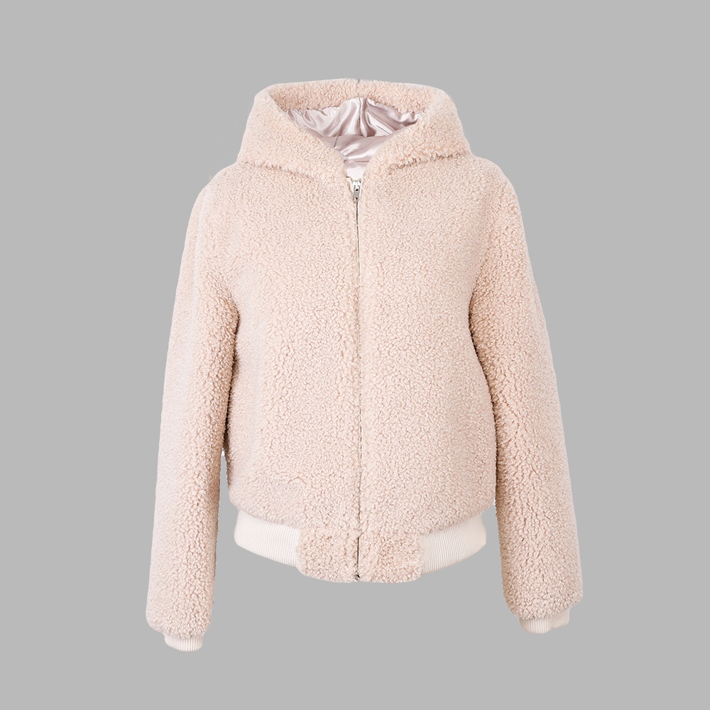 女式帶帽保暖外套