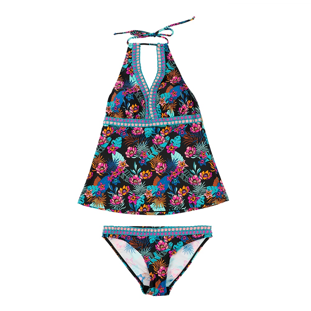 女士織帶背心短褲