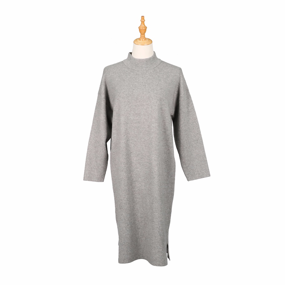 女式針織直筒連衣裙