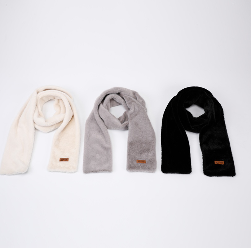 人造毛長(zhǎng)圍巾