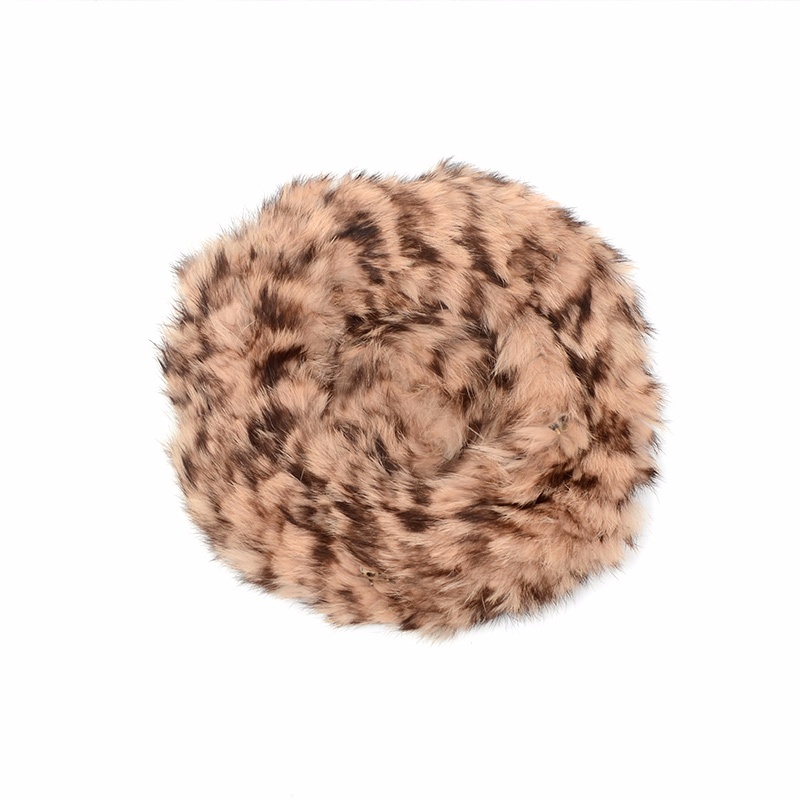 時(shí)尚保暖日常男女兔毛針織帽子