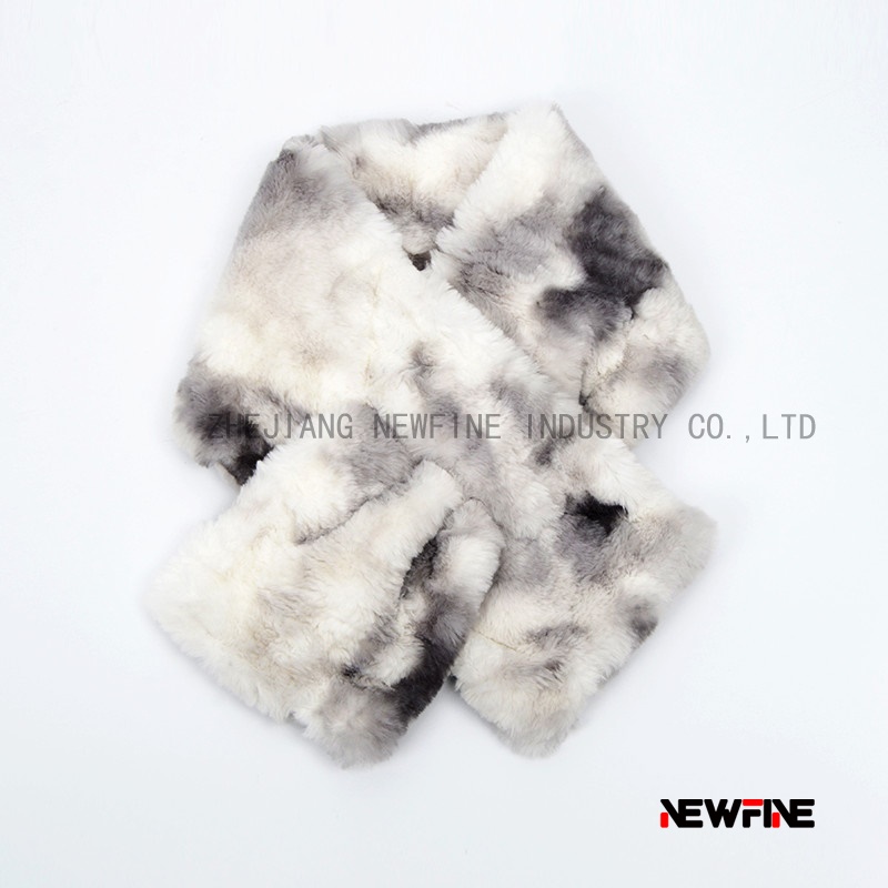 人造毛圍巾
